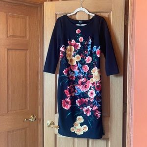Black and floral dress